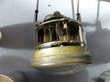 a clock that is hanging from the ceiling