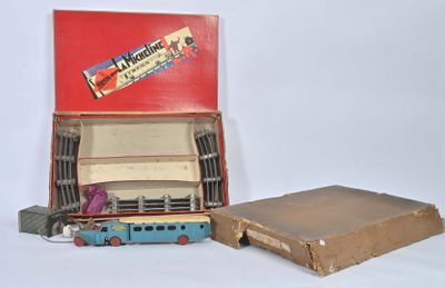a box with a train set in it and a box with a train set in it