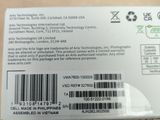 the back of a white box with a barcode on it