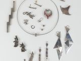 a lot of different items that are on a white surface
