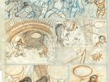 une image représentant une page de bande dessinée sur laquelle figure un dessin représentant un groupe de personnes