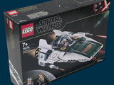 a box with a lego star wars set inside of it