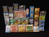 a lot of different toys and games on the table