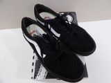 vans old skooler black and white sued shoes