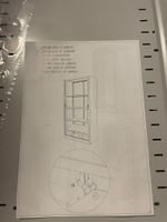 ARMOIRE À RIDEAUX VINCO GRIS 7035 (H100 L90) — NEUF. (photo 2)