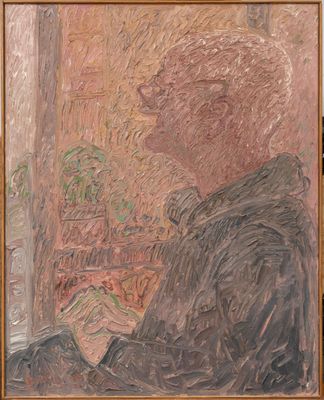 Simone GAMBUS (1928-2015) Portrait du père de l'artiste, 197…