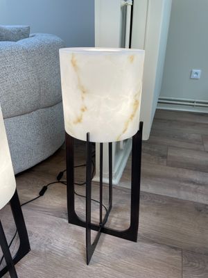 1 lampe de table « Laura » bronze large