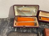 three different types of soaps in a case
