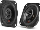 a pair of speakers on a white background