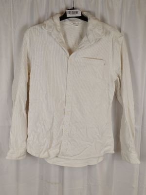 REVIEW - Chemise manches longues - Velours côtelé blanc cass…