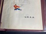 a book with a drawing of a man on it