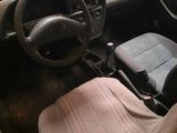 a car with a steering wheel and a seat in it