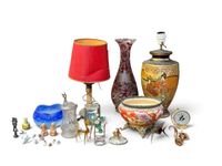 LOT comprenant jardinière ovale en faïence émaillée rouge à …