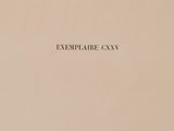 the cover of a book with the title exemplaire can written on it