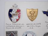 a lot of badges that are on a piece of paper