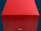 an image of a red box with the word lego on it