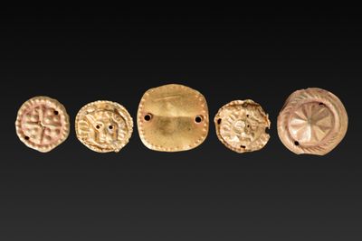 Collection D'Appliques Grecques EN OR À Haute Teneur EN Cara…