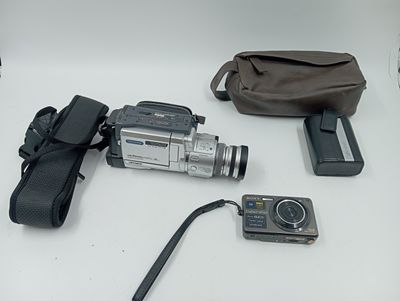 a camera and a camera case on a table