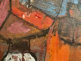 an image of a painting of a woman sitting on a chair