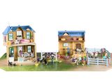 un coffret Playmobil comprenant une écurie et plusieurs chevaux