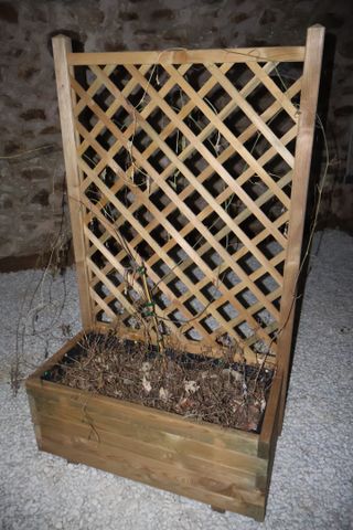 Trois jardinière bois