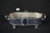 Jolie jardinière de style Louis XVI - avec montures argentée…