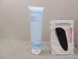 a tube of lovehoney gel next to a box of lovehoney gel