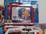 a lot of toys that are on top of a table