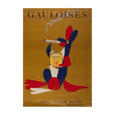 an image of a poster of a penguin smoking a cigarette