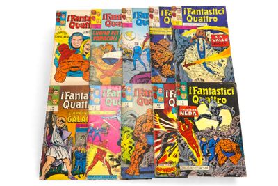 MARVEL. LES 4 FANTASTIQUES. Ensemble de 10 COMICS du n°1 au …