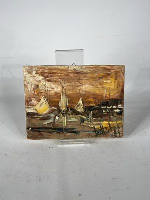 a picture of a picture of a boat on the water