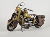 une maquette de moto équipée d'un side-car