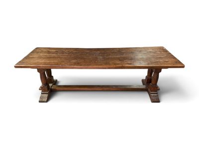 an old wooden table on a white background with a white background