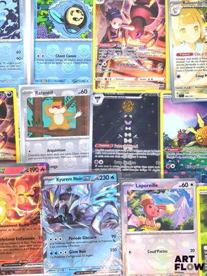 many different types of pokemon cards on the table