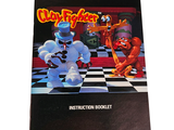 a book with a picture of a cartoon character and a video game character