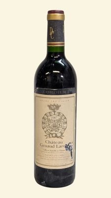 a bottle of wine that is sitting on a table