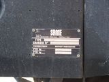 a close up of a sign on the side of a vehicle
