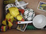 a box full of toys and other items that are in the box