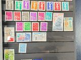 a picture of a black board with stamps on it