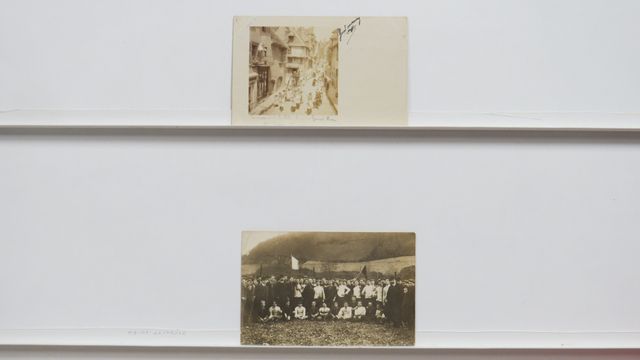 Felletin Lot de 2 cartes-photos : procession du 24 juin 1906 (pet...
