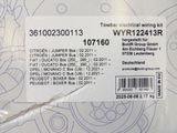 a close up of a label on the back of a box