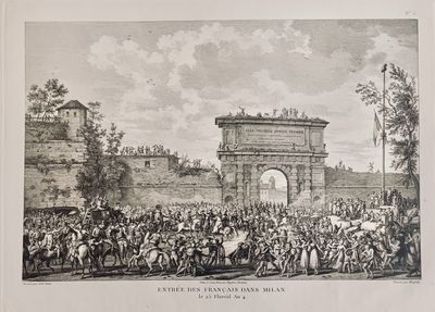ITALIE - MILAN PREMIER EMPIRE - Entrée des Français das MILA…