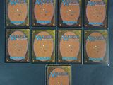 six cards with a picture of a man ' s face on them