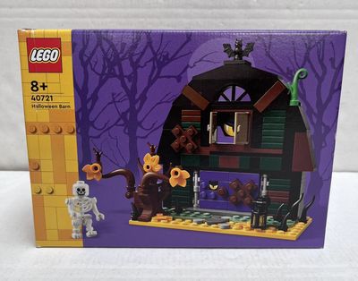 a box of legos with a halloween scene on it