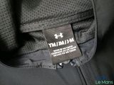 a close up of a label on the back of a jacket
