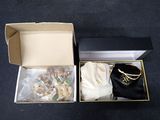 a box with a lot of items inside of it