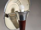 a lamp that is sitting on top of a table