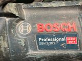 a close up of a bosch logo on the side of a vehicle