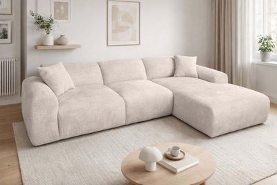 Canapé d'angle Cloudy - Taille 288/177- Neuf (valeur marchan…