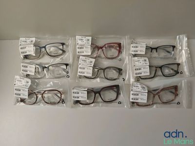Lot de 9 paires de lunettes, montures sans correction LEVEL …